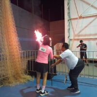 Gabriela E Michael_acendimento Pira