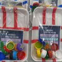 Jogo Da Velha Feito Com Materiais Recicláveis